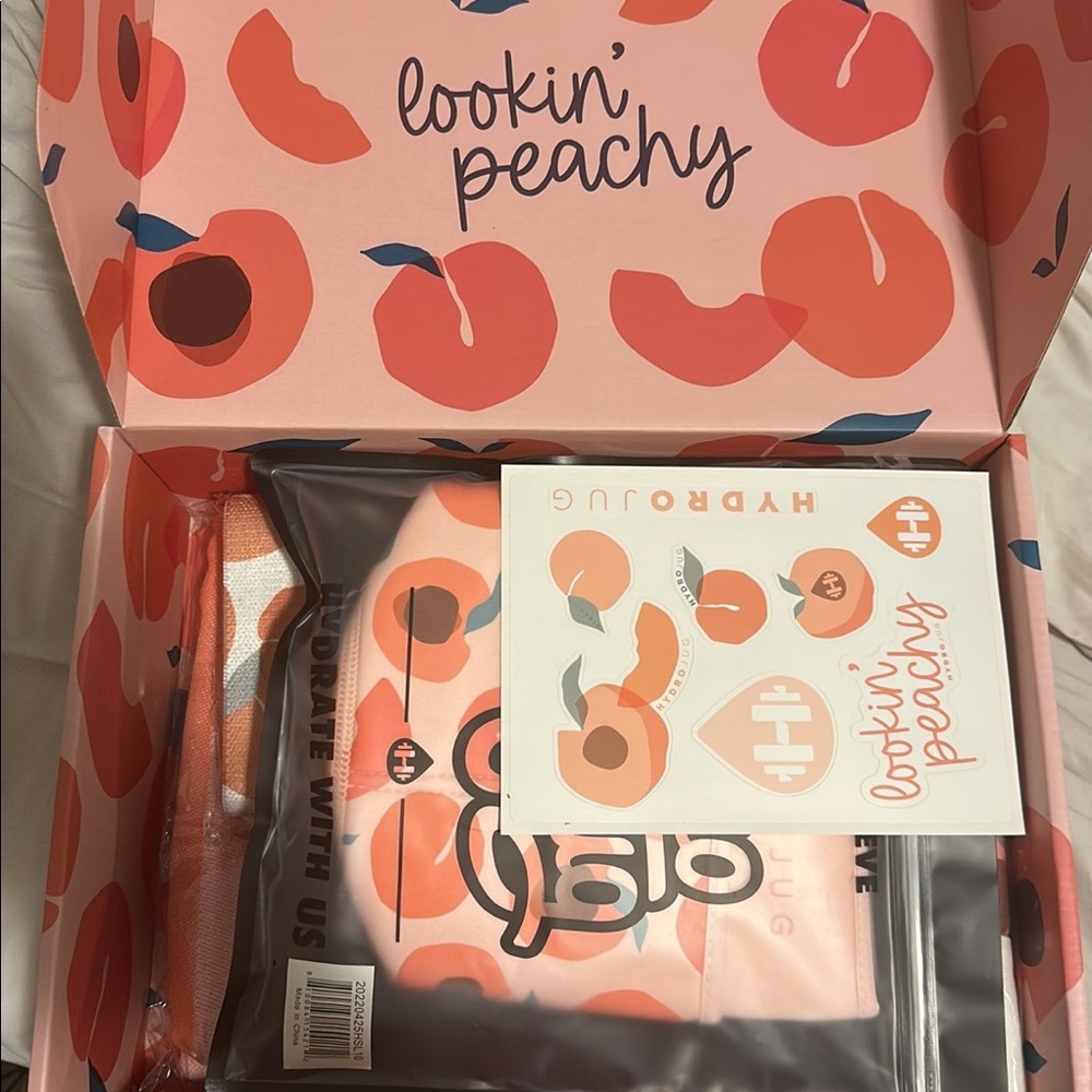 HydroJug Peach Box